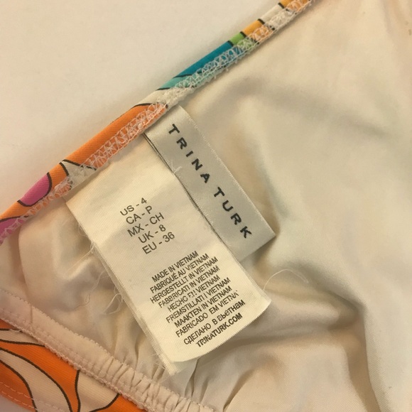 Trina Turk Multi-Color Embellished Bikini Top - Picture 9 of 9